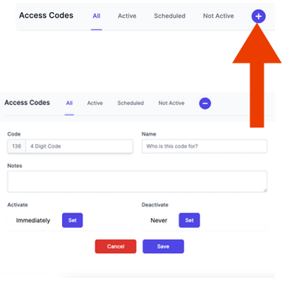 Create Access Code